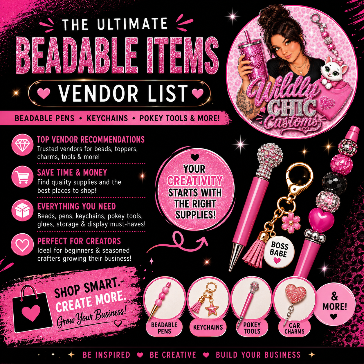 Beadable Items Vendor List | DIGITAL DOWNLOAD